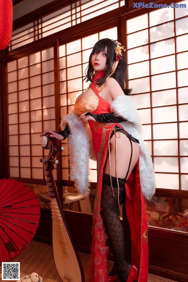 Coser@rioko凉凉子 Vol.033: 大凤旗袍 (20 photos) No.4025b0